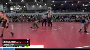155 lbs Round 3 (8 Team) - Thomas Egley, GREAT BRIDGE WC vs Scotty Tompkins, HANOVER HAWKEYE/RIVER CITY WC