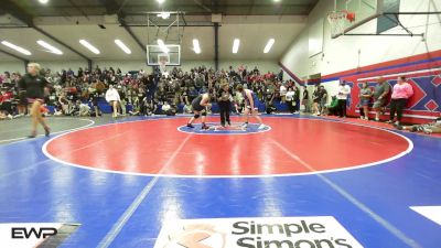 170 lbs Quarterfinal - Kaylie Sommers, Broken Arrow Girls vs Olivia Novak, Bixby JH Girls