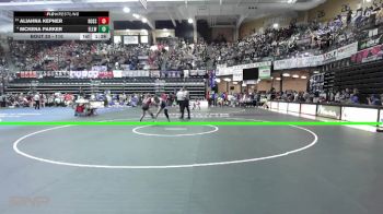 110 lbs Champ. Round 1 - Aliahna Kepner, Rossville HS vs McKena Parker, Ellinwood HS