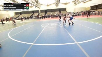 122-H lbs 2nd Place - Dylan Hetzel, Patriot Club vs Tyler Northern, CJA