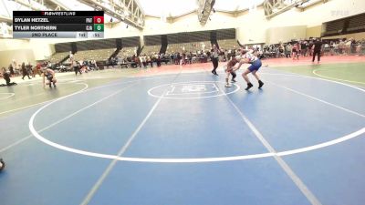 122-H lbs 2nd Place - Dylan Hetzel, Patriot Club vs Tyler Northern, CJA