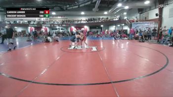 135 lbs Round 3 (12 Team) - Vincent Mokos, Top Dog Wrestling Club vs Carson Linker, Steller Trained Bacara