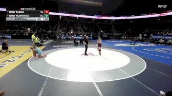 185 lbs Semifinal - Emily Dudar, Shaker-2 vs Emily Rodriguez, Nyack-1