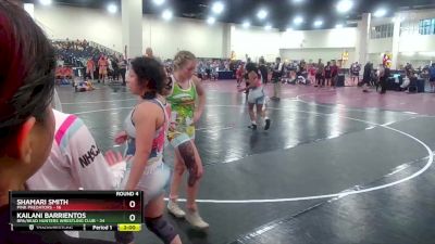 135 lbs Round 4 (8 Team) - Kailani Barrientos, RPA/Head Hunters Wrestling Club vs Shamari Smith, Pink Predators