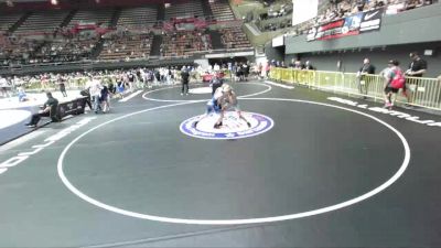 132 lbs Quarters - Jackson Humphrey, High Desert Wrestling Club vs Wallace Hardin, Apex Wrestling Academy