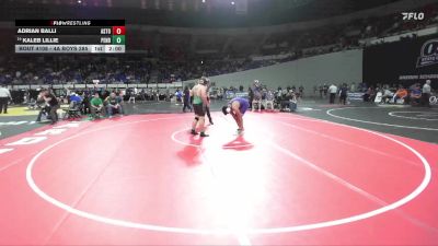 4A Boys 285 lbs Champ. Round 1 - Kaleb Lillie, Pendleton Boys vs Adrian Balli, Astoria Boys