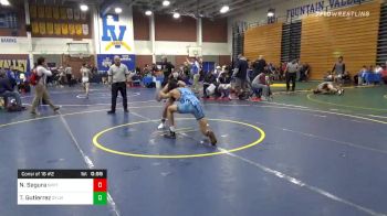 138 lbs Consolation - Noah Segura, Servite vs Titan Gutierrez, Sylmar Charter