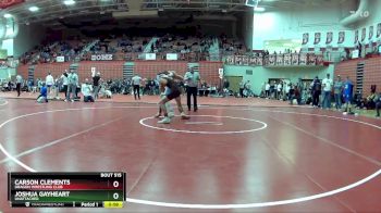 138 lbs Champ. Round 2 - Joshua Gayheart, Unattached vs Carson Clements, Dragon Wrestling Club