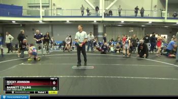 64 lbs Round 6 (8 Team) - Rocky Johnson, 4M vs Barrett Collins, East Coast Elite