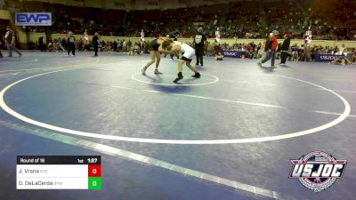 112 lbs Round Of 16 - Jagger Vrana, Kansas Young Guns vs Daxen DeLaCerda, Bristow Youth Wrestling