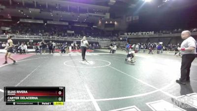 113 lbs Semifinal - Elias Rivera, Folsom vs Carter DeLaCerna, Sutter