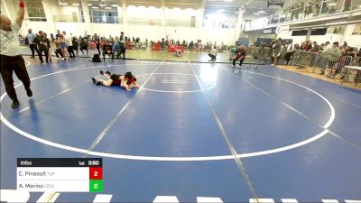 81 lbs Consi Of 8 #1 - Caleb Pineault, Top Flight Wrestling Academy vs Anthony Marino, Coventry RI