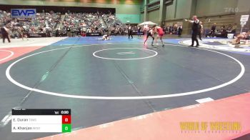 108 lbs Consi Of 32 #2 - Elijah Duran, TDWC vs Ayden Khanjan, Westview