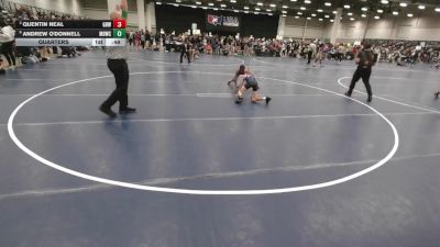 80 lbs Quarters - Quentin Neal, Greater Heights Wrestling vs Andrew O'Donnell, Mat Demon Wrestling Club