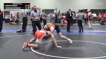 160 lbs Cons. Round 2 - Quintin Trevino, Russell WC vs Christian Peterson, Smoky Valley