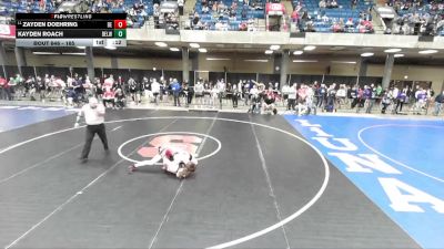 165 lbs Champ. Round 3 - Zayden Doehring, Unattached vs Kayden Roach, Bourbonnais
