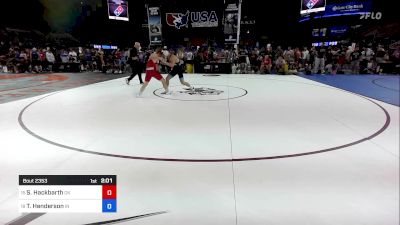 126 lbs Rnd Of 32 - Sawyer Hackbarth, OK vs Ty Henderson, IN