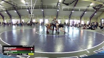 141 lbs 7th Place Match - Josiah Canales, Ferrum College vs Ridge Barkley, Mount Union