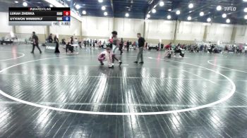 126 lbs 3rd Place - Lukah Zherka, Sons Of Thunder Naples vs Uy'Kwon Wimberly, Funky Monkey