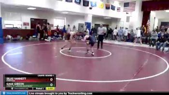 170 lbs Champ. Round 1 - Gage Gibson, Lingle-Ft. Laramie/Southeast vs Silas Vannett, Saratoga