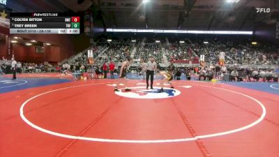 2A-138 lbs Quarterfinal - Trey Breen, Tongue River vs Colten Bitton, Rocky Mountain