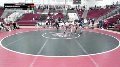 157 lbs 4th Wrestleback (16 Team) - Brandon Bringer, South Effingham vs Benjamin Hernandez, Newnan