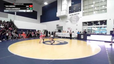 110 lbs Quarterfinal - Ayana Contreras, Orange Vista vs Eva Jimenez, Lawndale