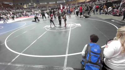 54 lbs Consi Of 8 #2 - River Robison, Black Fox Wrestling Academy vs Titan Shells, No Team