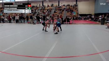 149 lbs Champ. Round 2 - Dylan Louwagie, Southwest State vs Zavian Geronimo, Iowa Central Community College