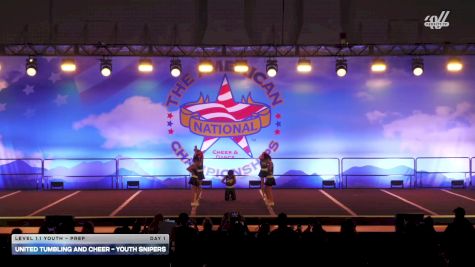 United Tumbling and Cheer - Youth Snipers [2025 L1.1 Youth - PREP Day 1] 2025 The American Northwest Portland Nationals