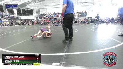 50 lbs Cons. Round 2 - Kaisynn Keefhaver, Victory vs Oakley Moore, Nebraska