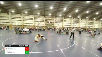 92 lbs 2nd Place Match - Easton Olson, Sanderson Wrestling Academy vs Greysen Packer, Upper Valley Aces Wresstling