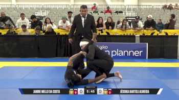 Jéssika Bartoli Almeida vs Janine Mello Da Costa 2025 World IBJJF Jiu-Jitsu No-Gi Championship