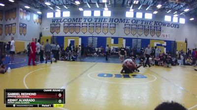 157 lbs Champ. Round 2 - Kenny Alvarado, Mater Lakes Academy vs Gabriel Redmond, Manatee High School