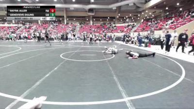 50 lbs Cons. Round 3 - Rayna Allen, Paola vs Genevieve Duling, Carroll