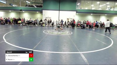 65 lbs Round Of 16 - Cameron Doroshenko, PA vs Princeton Nunn, CA