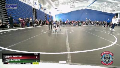 43 lbs Semifinal - Myles Bathgate, Kansas vs Landon Swatosh, Butler