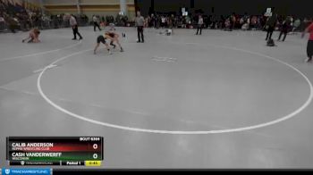 77 lbs Cons. Round 3 - Cash Vanderwerff, Wisconsin vs Calib Anderson, Repmo Wrestling Club