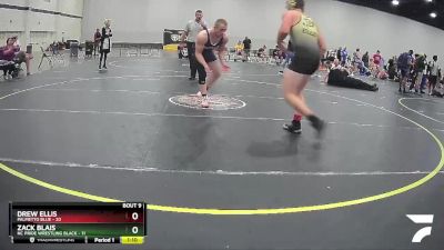 155 lbs Finals (8 Team) - Drew Ellis, Palmetto Blue vs Zack Blais, NC Pride Wrestling Black