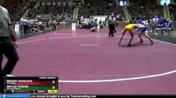 126 lbs Champ. Round 1 - Bryant Hathcock, Tallassee vs Brylee Hughes, Beauregard HS