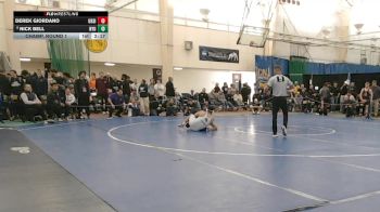 165 lbs Champ. Round 1 - Derek Giordano, Ursinus vs Nick Bell, Nyu