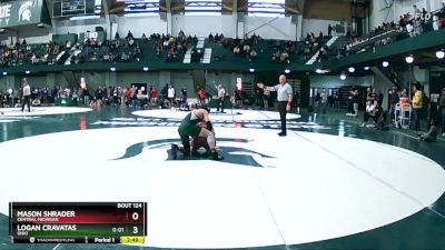 149 lbs Quarterfinal - Mason Shrader, Central Michigan vs Logan Cravatas, Ohio