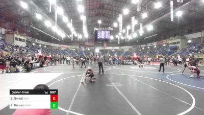 65 lbs Quarterfinal - Sadie Sweat, Kalispell WC vs Zane Gomez, Pomona Elite