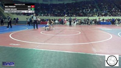 123 lbs Round Of 128 - Will Fiddler, Pryor Tigers Wrestling vs Kaden Willms, Kingfisher YellowJackets