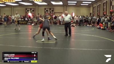 110 lbs Round 1 - Keely Cote, Elite Wrestling vs Grace Palumbo, Crash