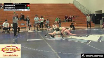 Boys-200 lbs 1st Place Match - Nick Doktor, Brower`s Brawlers vs Henry Saxon, Wilson`s Wildcats