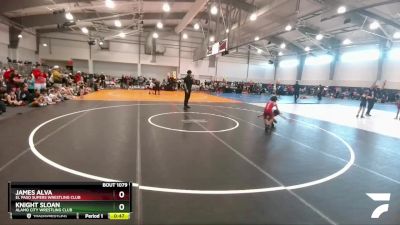 55 lbs Cons. Round 2 - James Alva, El Paso Supers Wrestling Club vs Knight Sloan, Alamo City Wrestling Club