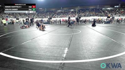 150 lbs Quarterfinal - Kenzie Hartfield 2, Standfast vs Joslyn Cheney, Blackwell Wrestling Club