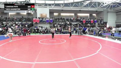 132 lbs Round Of 16 - Cristian Pote, Danbury vs Nick Leadbetter, Canton