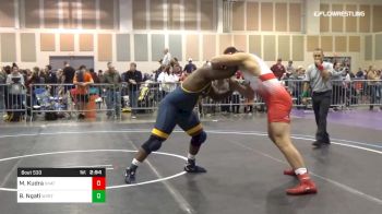 285 lbs Quarterfinal - Mateusz Kudra, Unattached vs Brandon Ngati, West Virgina-UN